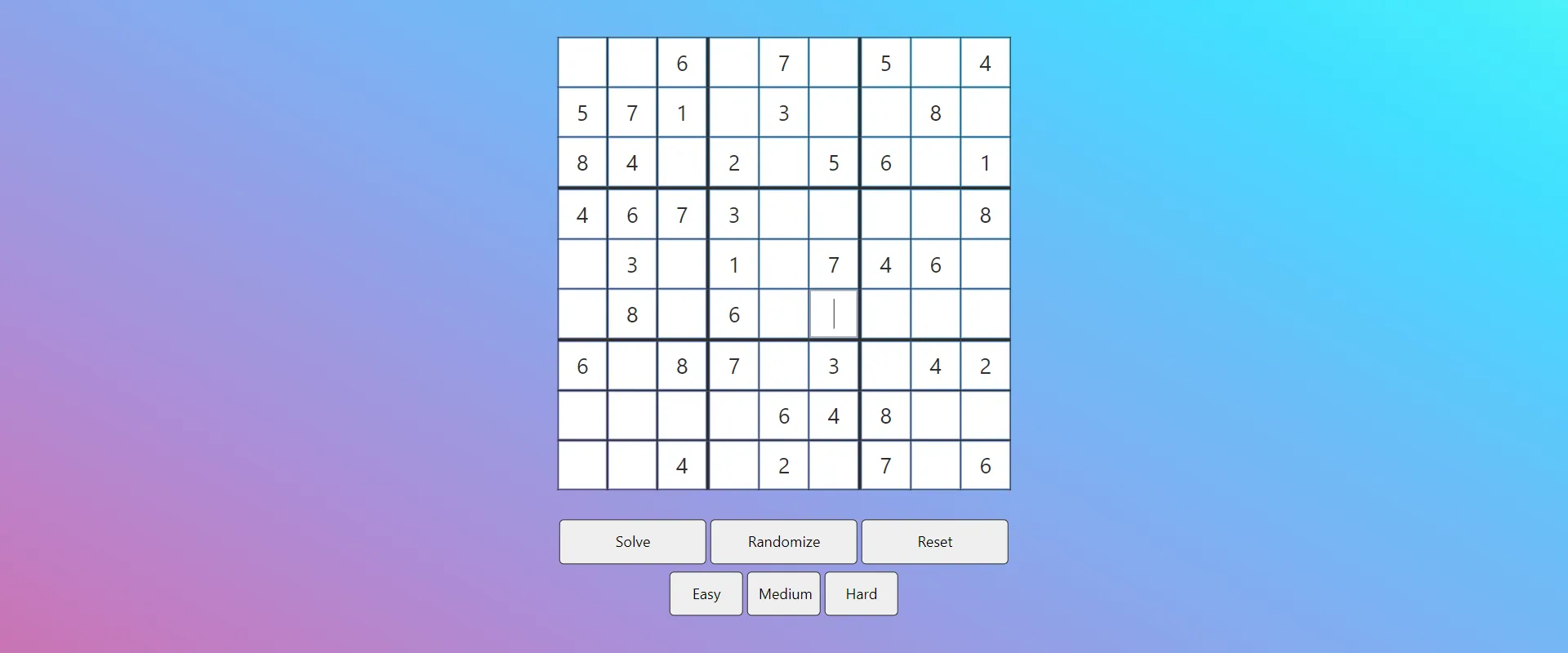 Sudoku Solver